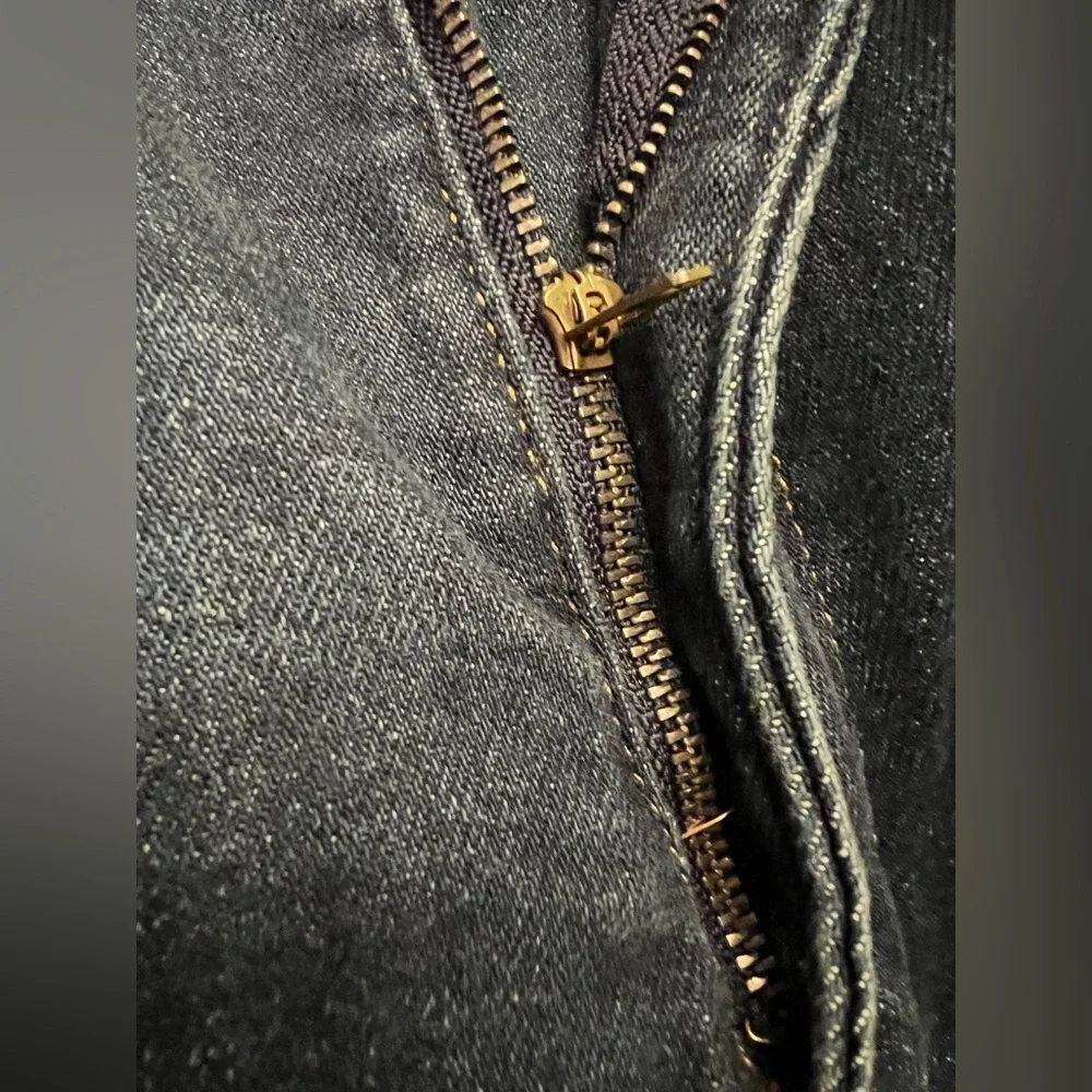 Good American Dark Blue Straight Leg Jeans